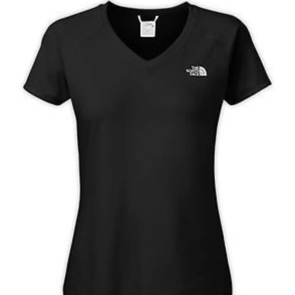 🆕 The North Face Women’s V-Neck Tee, Black, Large - Picture 8 of 9